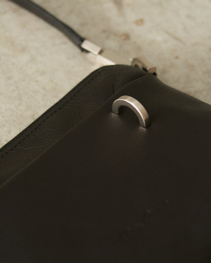 Black Small Adri Leather Bag