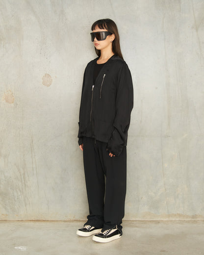 Black Zip Safety Jacket