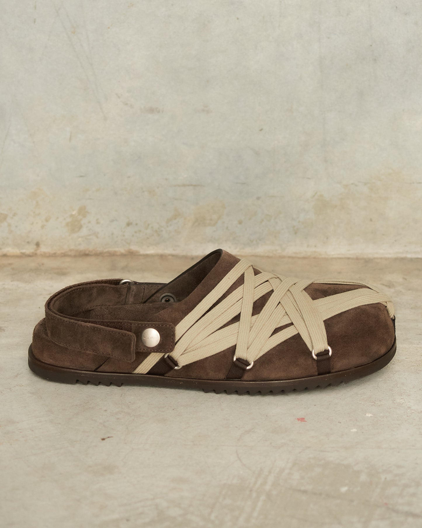 Brown Megalace Granola Mule