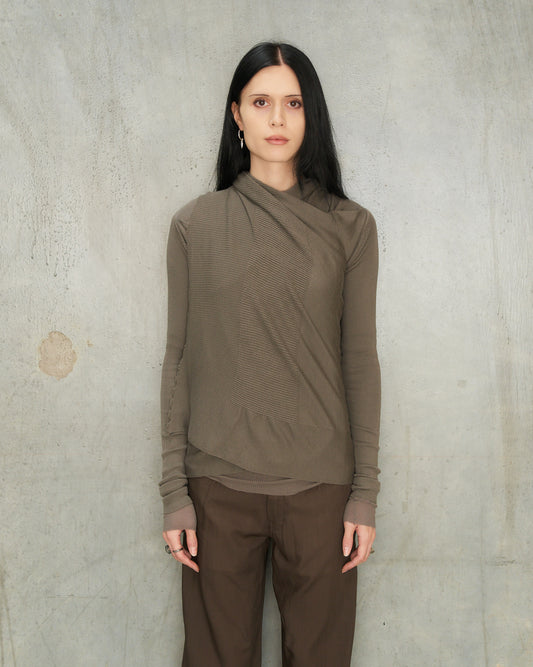 Dust Medium Wrap Cardigan