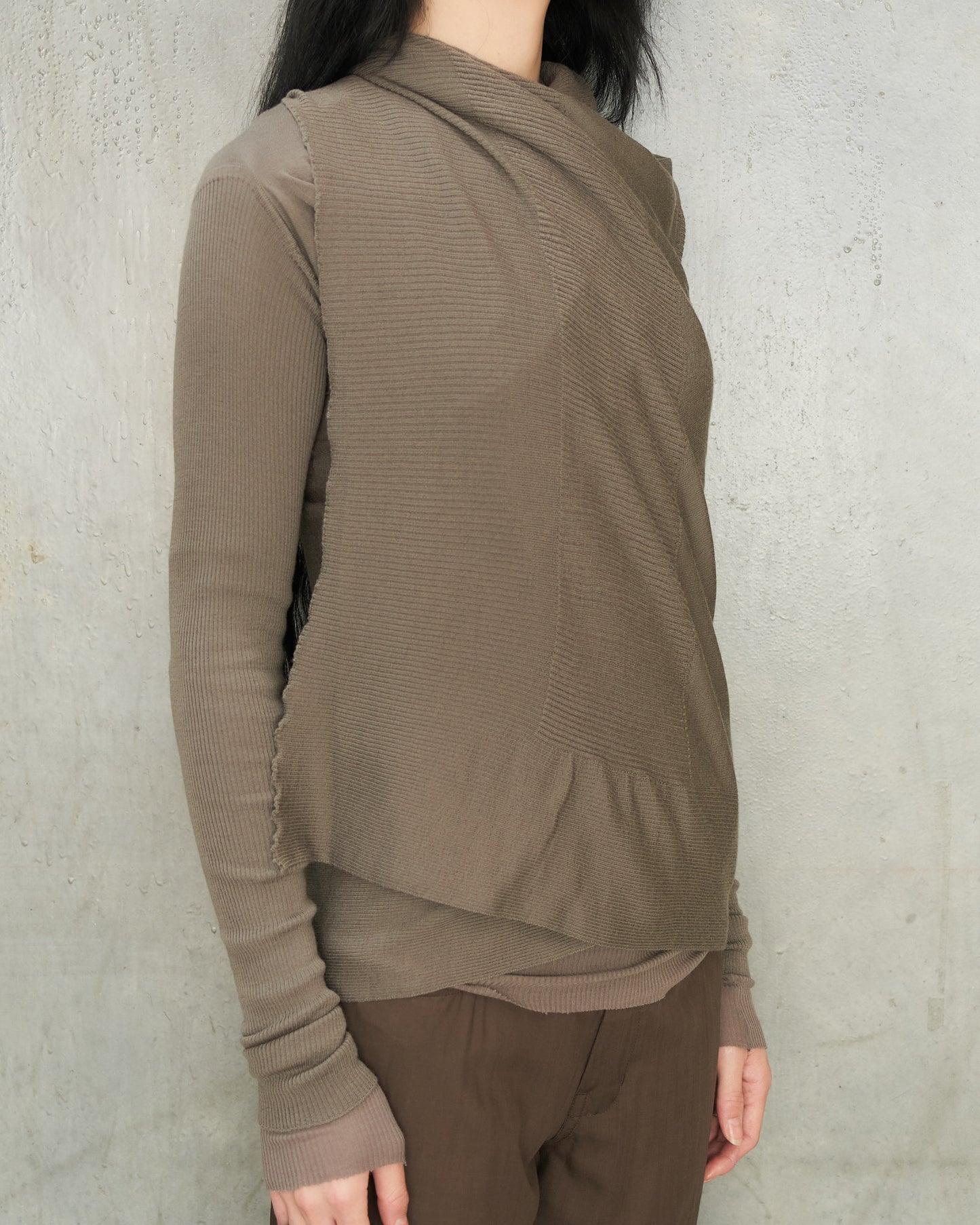 Dust Medium Wrap Cardigan