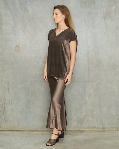 Dark Dust Velvet Floating Top
