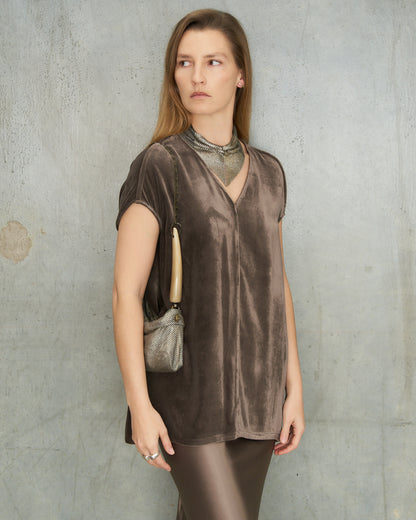 Dark Dust Velvet Floating Top