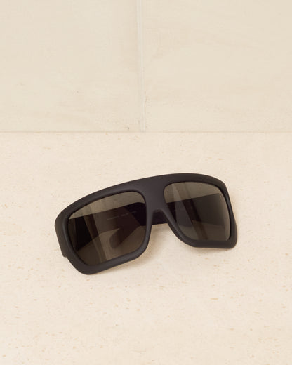 Black Davis Temple Sunglasses