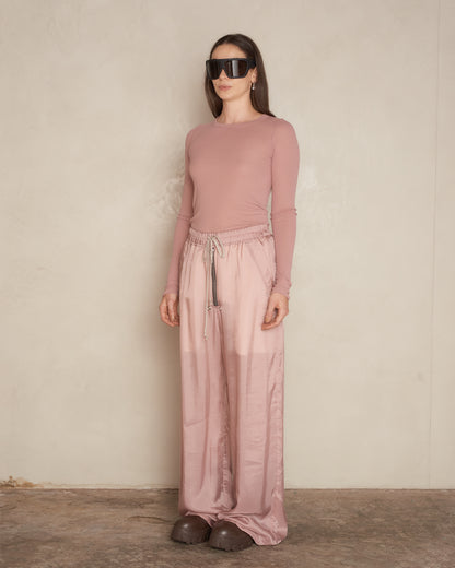 Dusty Pink Drawstring Trousers