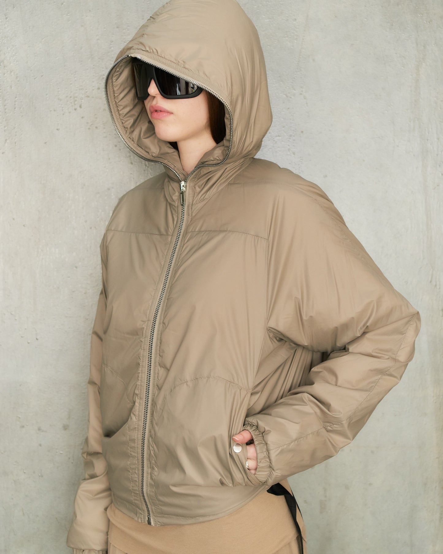 Dirty Pearl Padded Windbreaker