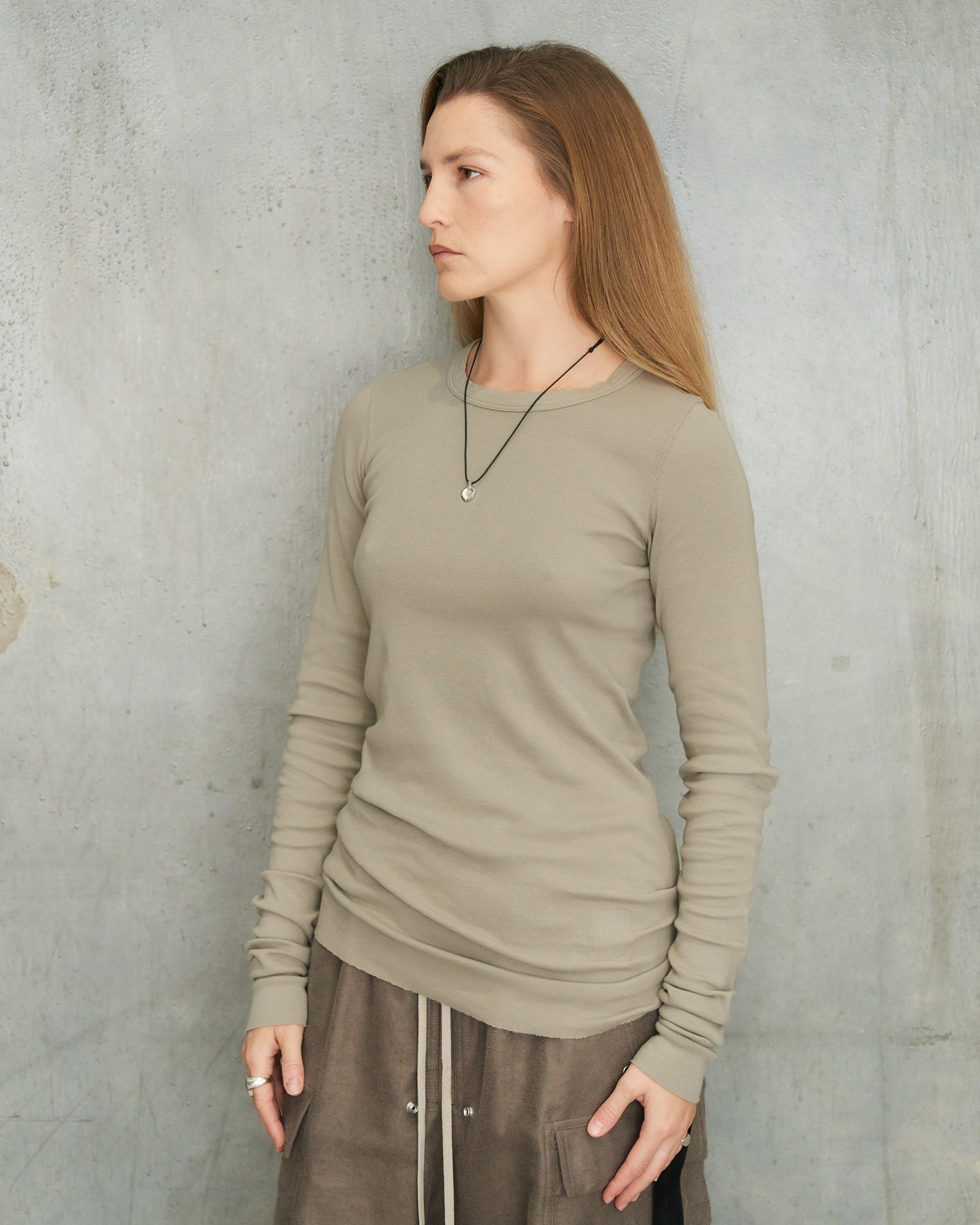 Mineral Knit Long Sleeve Top
