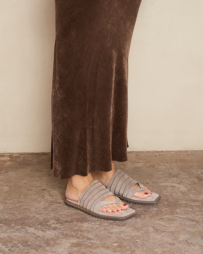 Dust Suede Sandal