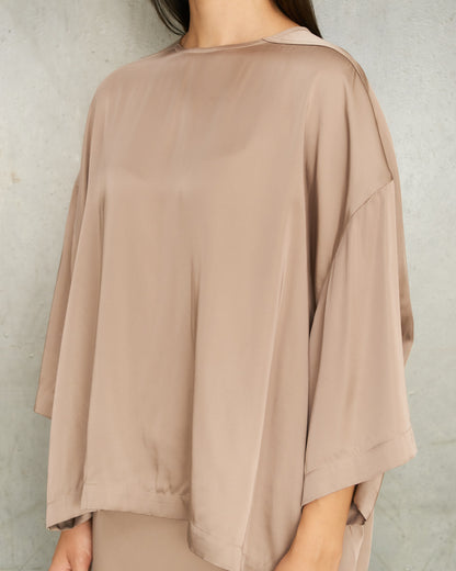Flesh Satin Tommy Top