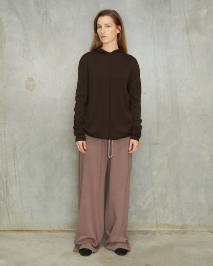 Grease Wool Knit Hoodie