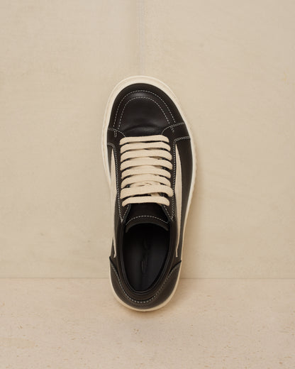 Black Luxor Leather Sneakers