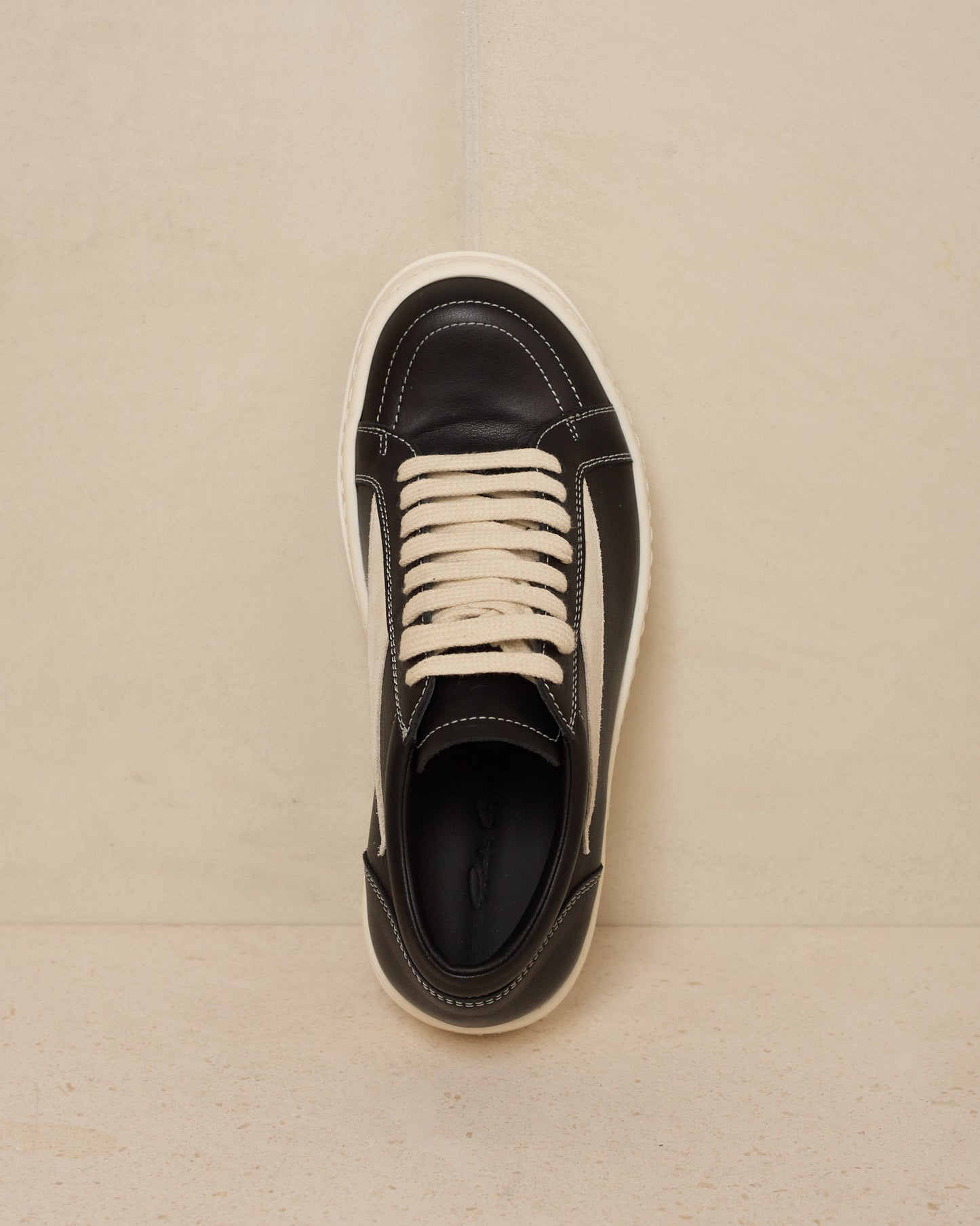 Black Luxor Leather Sneakers