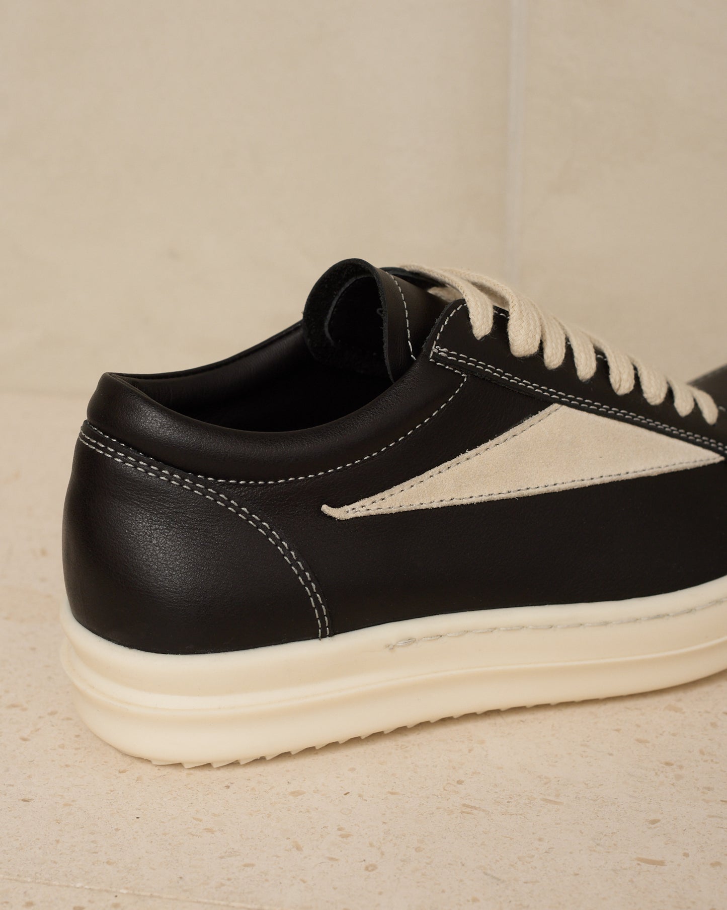 Black Luxor Leather Sneakers