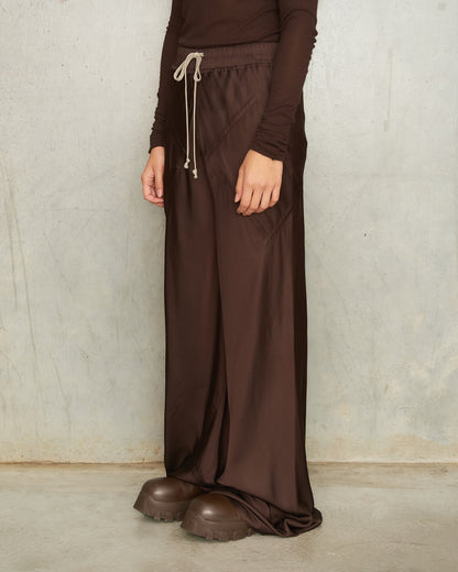 Mahogany Drawstring Bias Pants