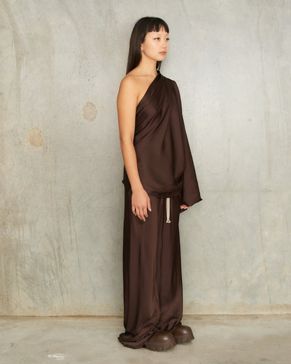 Mahogany One Sleeve Top