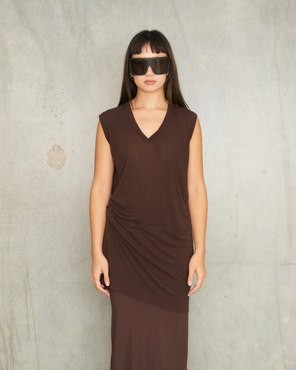 Mahogany V-Neck Tank