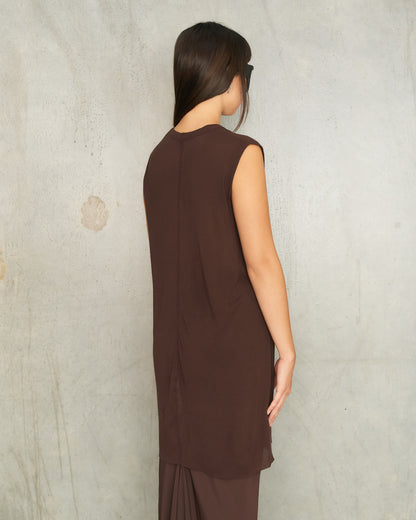 Mahogany V-Neck Tank