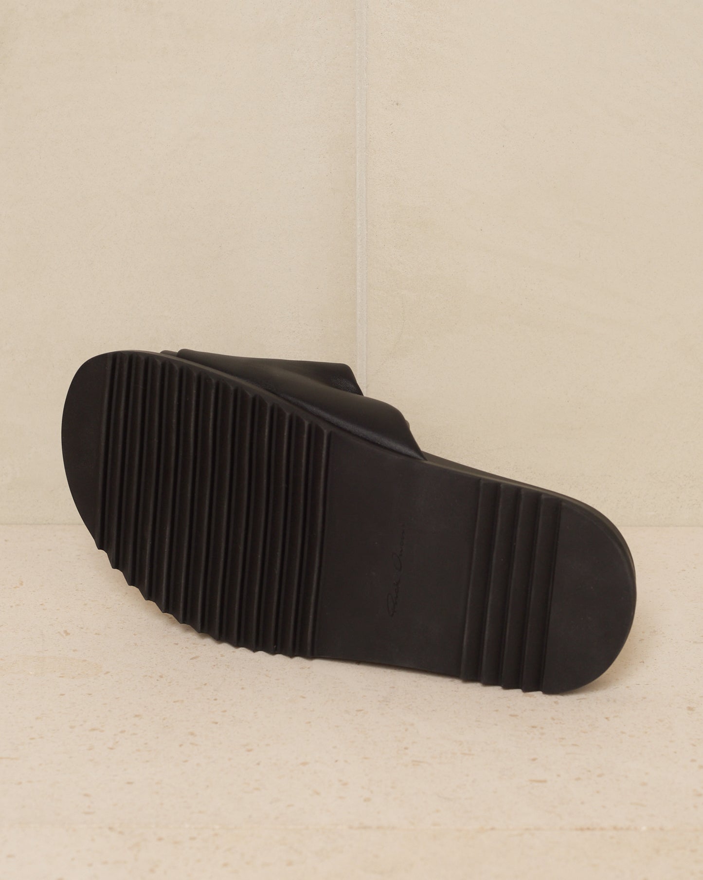 Black Mobius Granola Leather Sandal