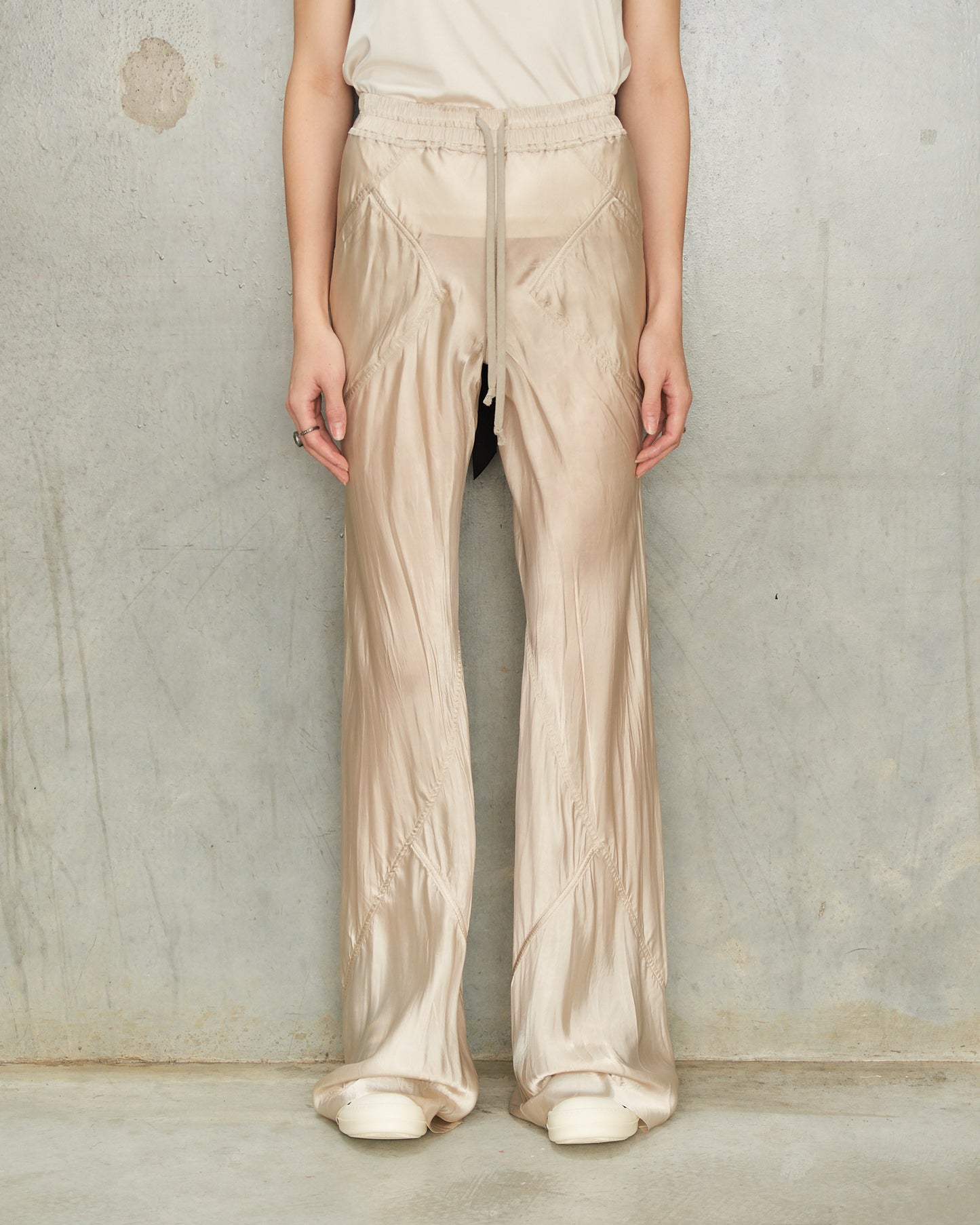 Sand Drawstring Bias Pants
