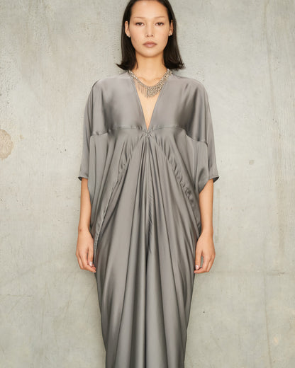 Washed Indigo Kite Gown
