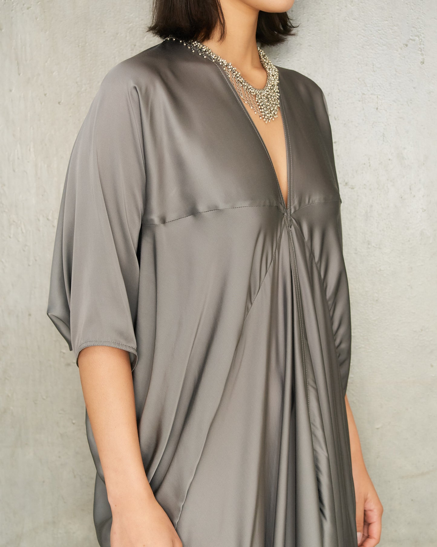 Washed Indigo Kite Gown