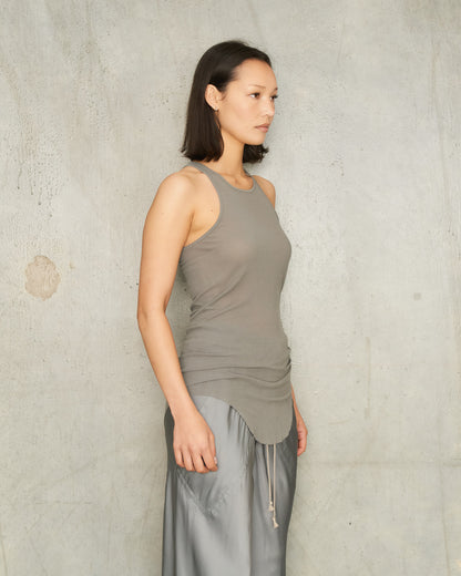 Washed Indigo Ribbed Tank