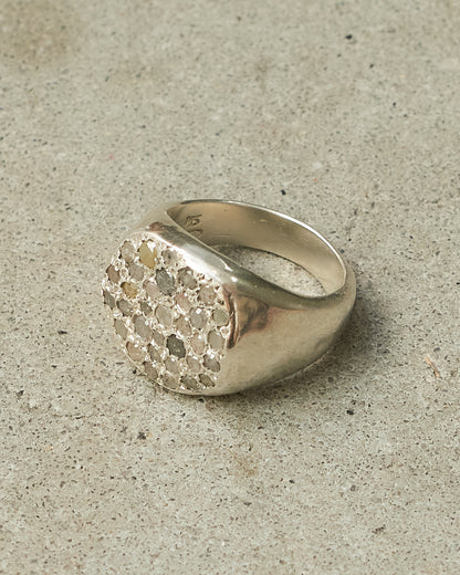 Aynur Icy Grey Diamonds Ring
