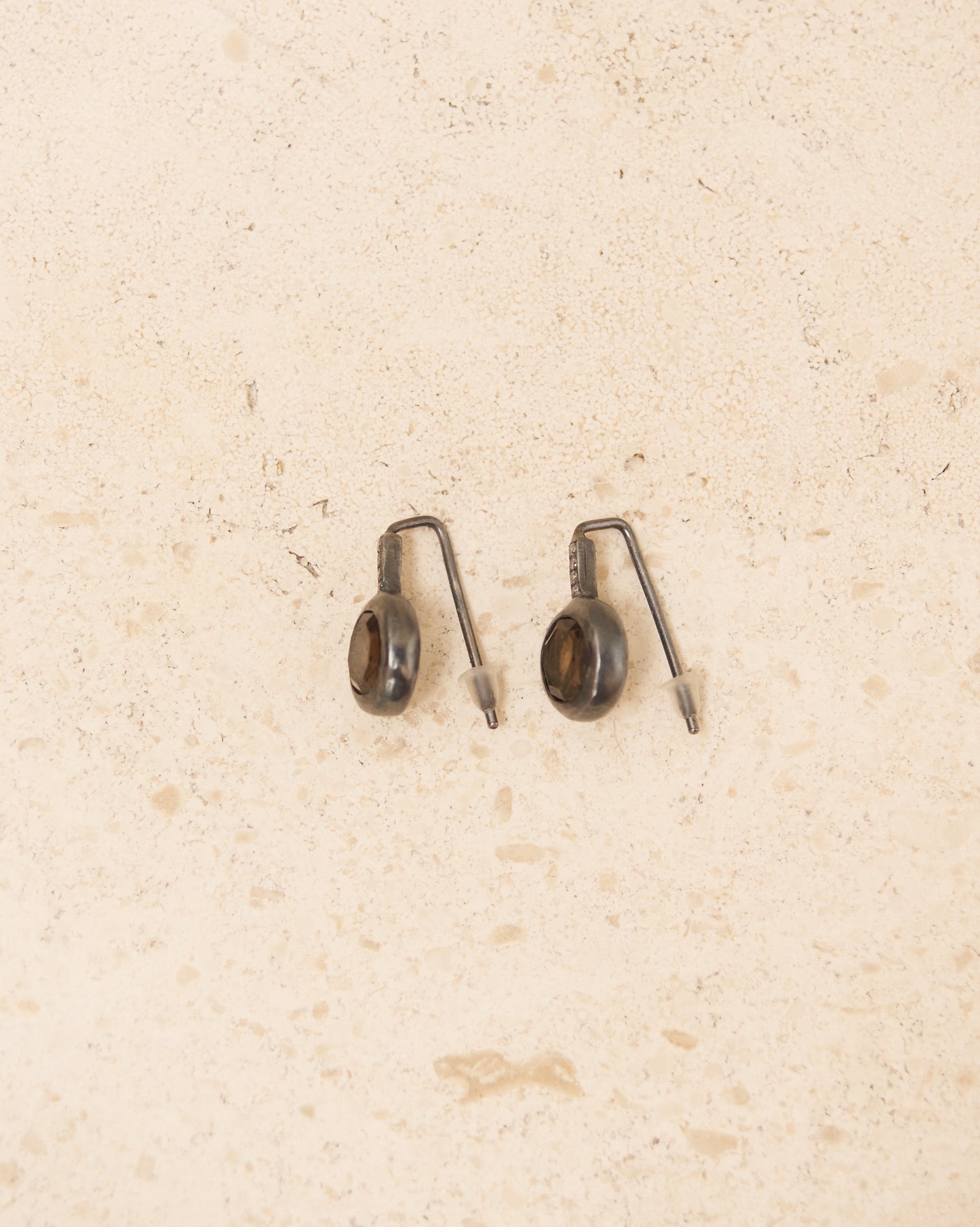 Bo Beenu Smoky Quartz Diamond Earrings