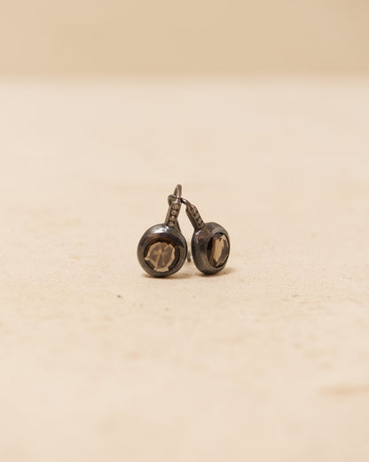 Bo Beenu Smoky Quartz Diamond Earrings