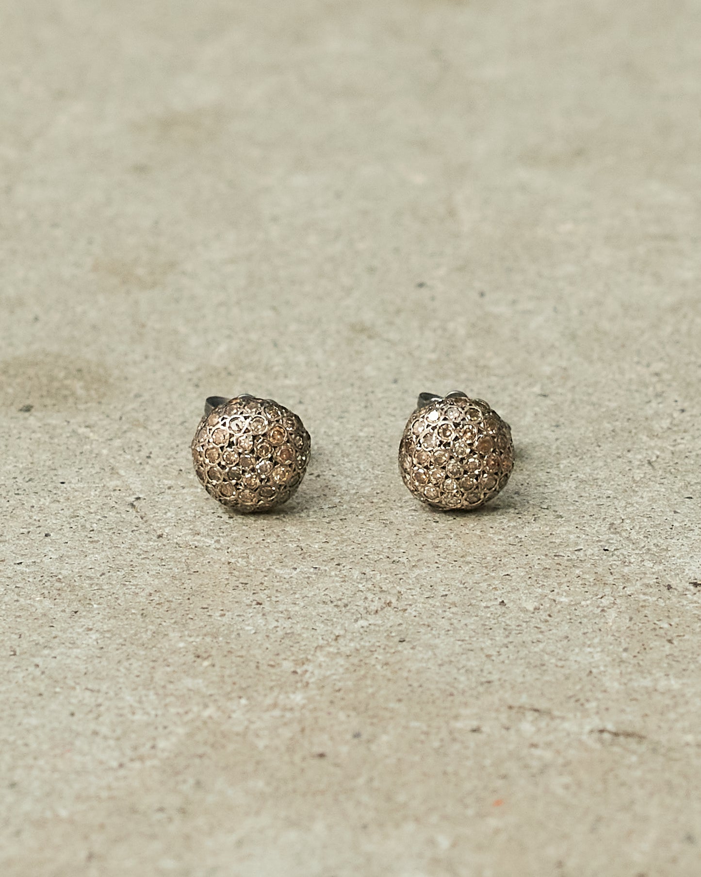 Bo Belquis Cognac Diamond Earrings