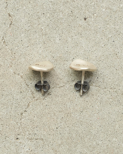 Bo Win Silver Cognac Earrings