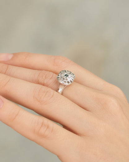 Boo Cognac Blue Sapphire Ring