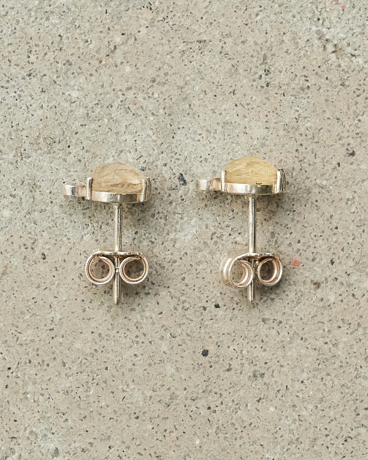 Bo Carita Golden Rutilated Quartz Earrings
