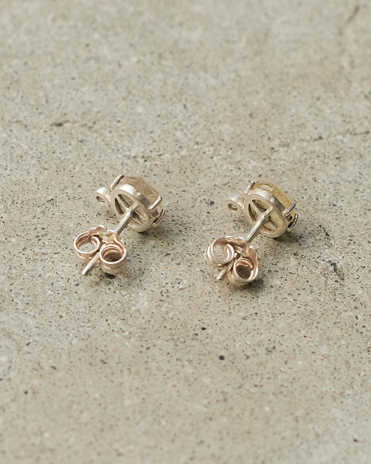 Bo Carita Golden Rutilated Quartz Earrings