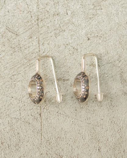Bo Carrie Cognac Diamond Earrings