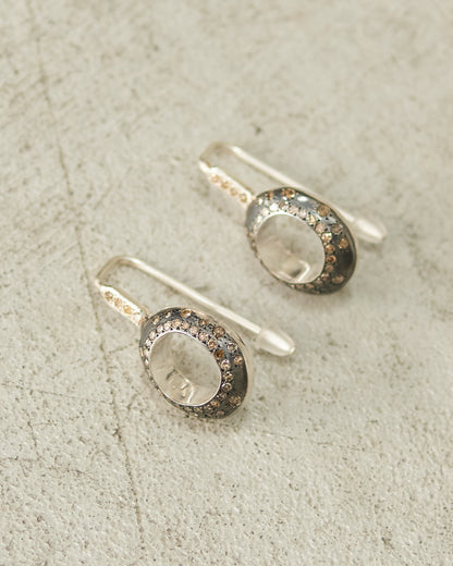 Bo Carrie Cognac Diamond Earrings