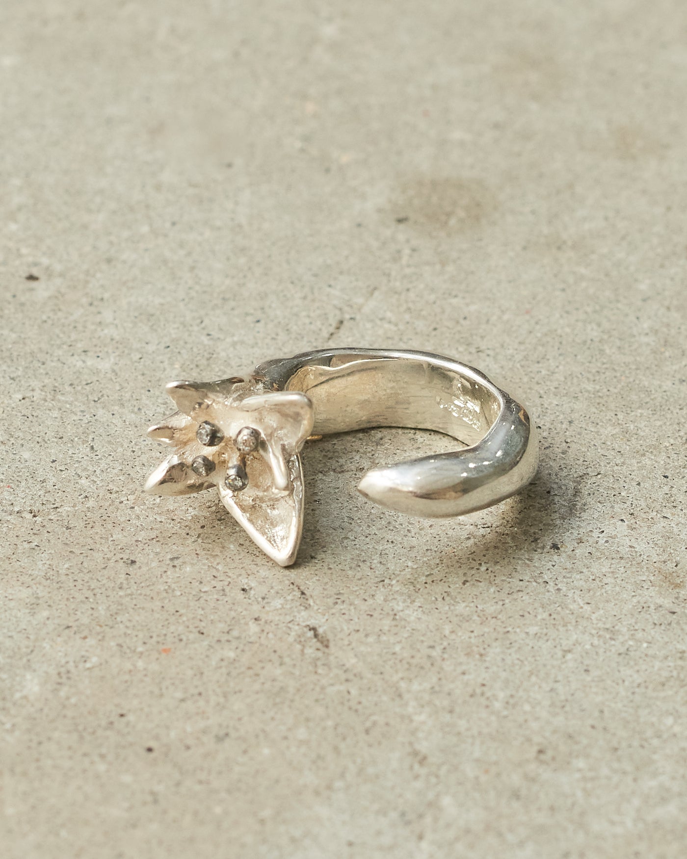 Caryssa Sterling Silver Flower Ring