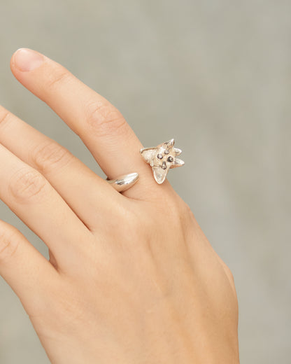 Caryssa Sterling Silver Flower Ring