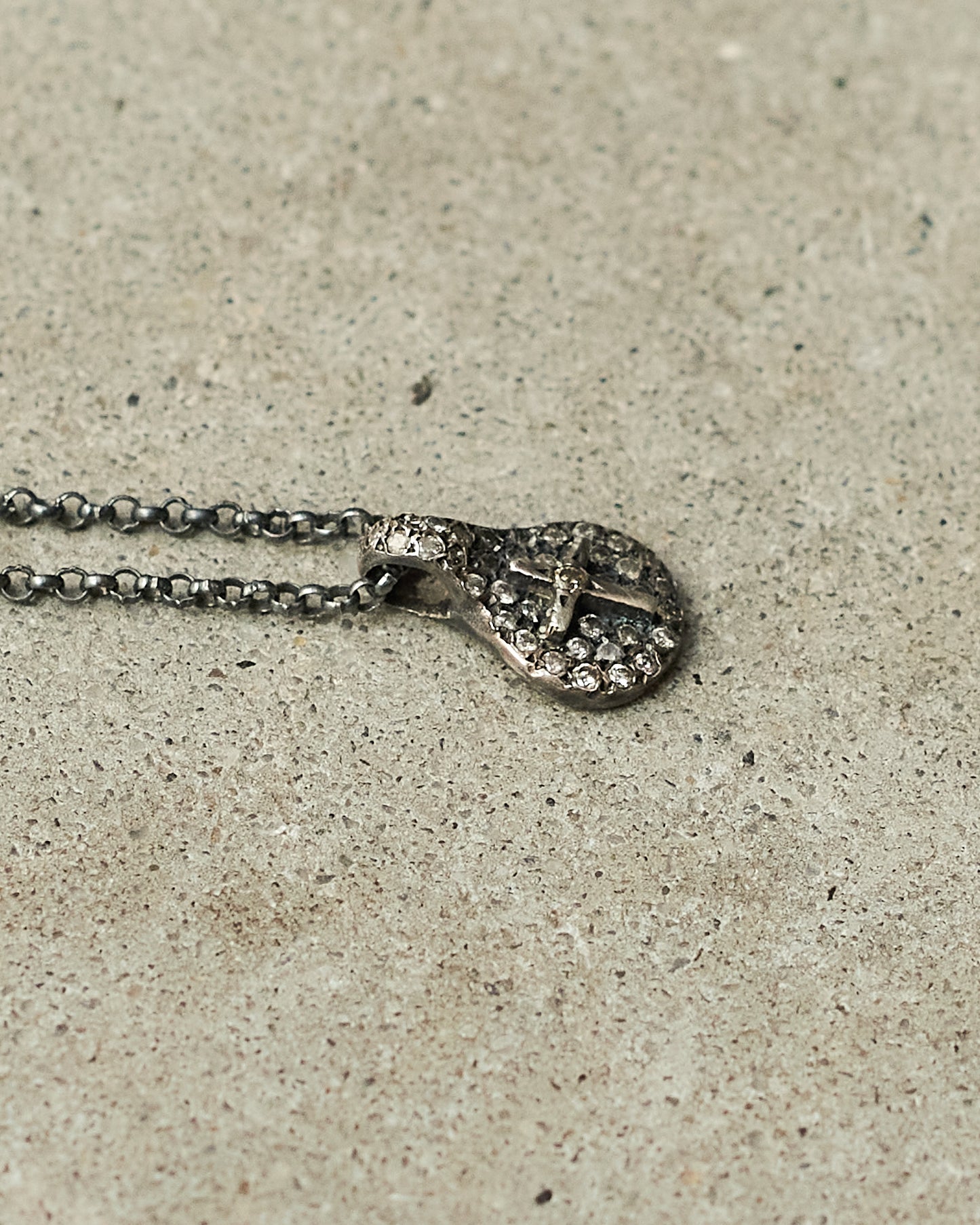 Pe Cross Icy Cognac Diamond Necklace
