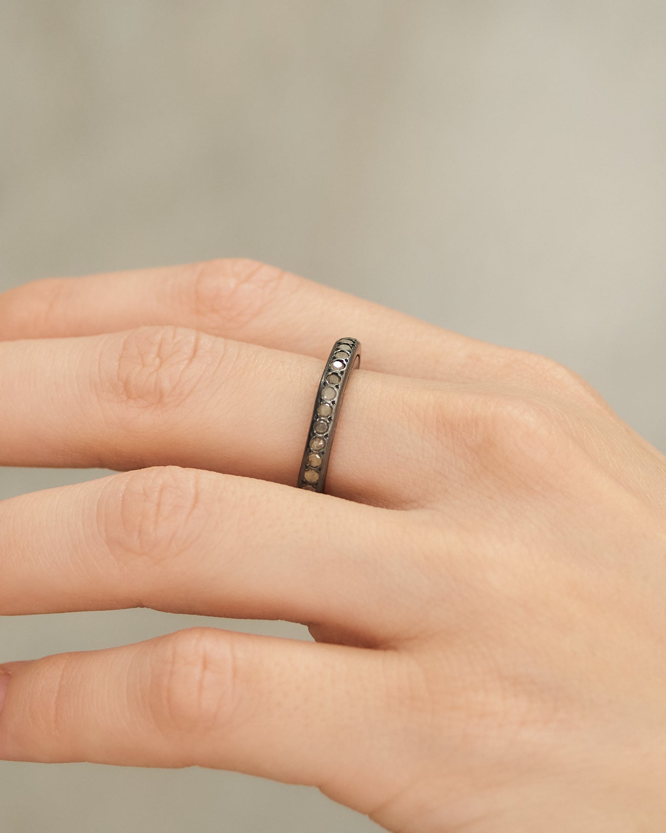 Ester Icy Yellow Diamond Band