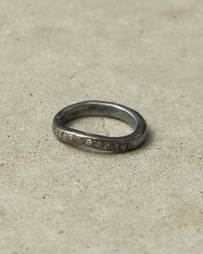 Fay Oxidised Icy Diamond Ring