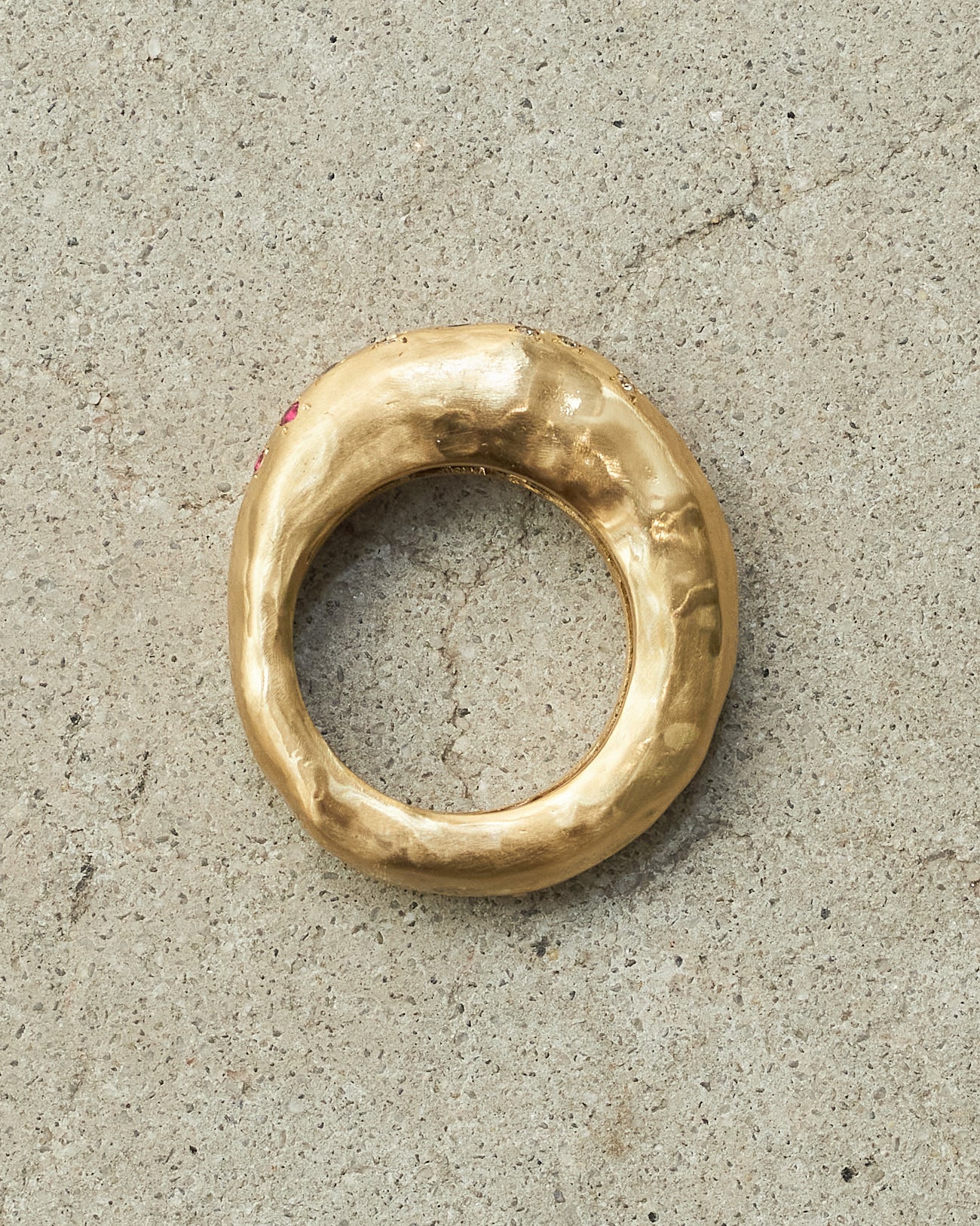 Firat Copper Rubies Ring