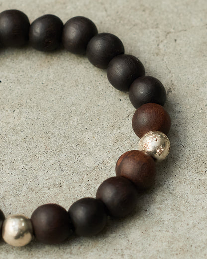 Globus Cognac Diamond Beaded Bracelet