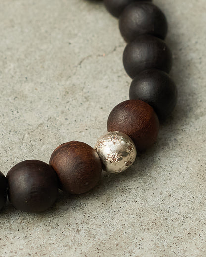 Globus Cognac Diamond Beaded Bracelet