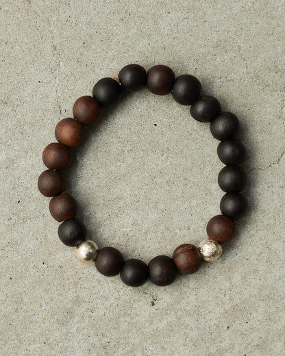 Globus Cognac Diamond Beaded Bracelet