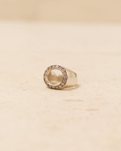 Heyonn Icy White Diamond Hollow Ring