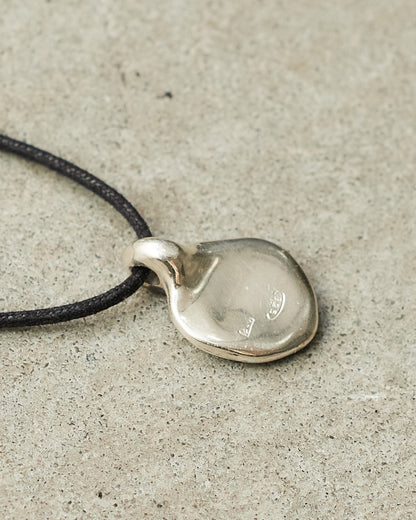 Pew Icy Grey Diamond Cord Necklace