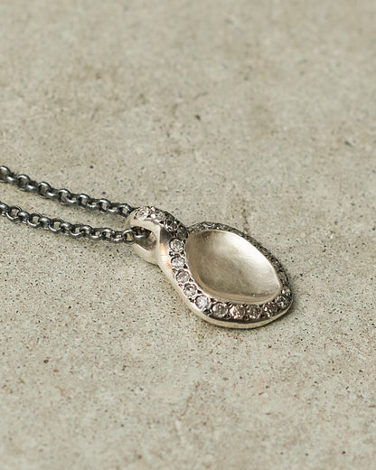 Pe Icy Grey Diamond Necklace