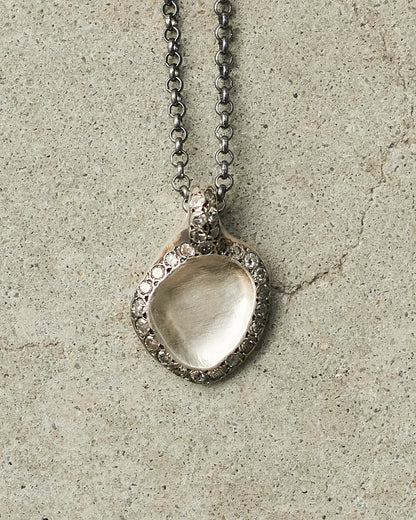 Pe Icy Grey Diamond Necklace