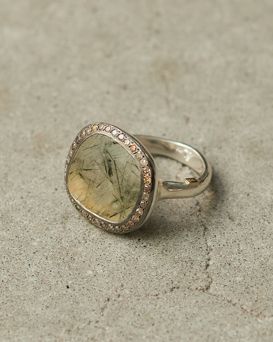 Junya Green Quartz Cognac Ring